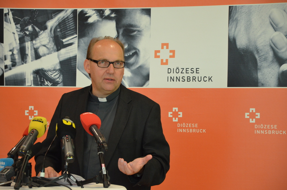 Pressekonferenz mit Hermann Glettler - Ernannter Bischof von Innsbruck / Paul Wuthe / Kathpress